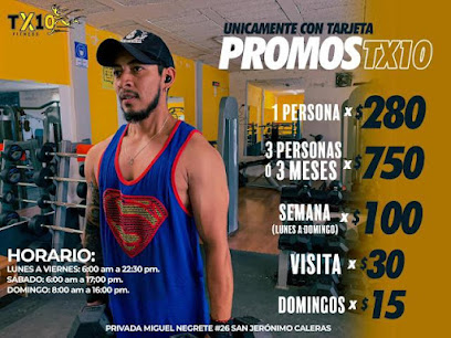 Gym Tx10 Fitness en Puebla